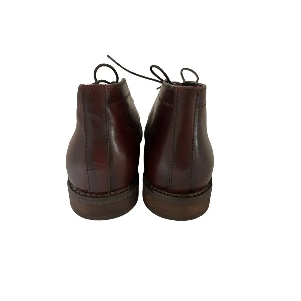 Moretti  GlenShoes Black label Size 9.5 D‎ Mens Leather Ankle Boot - Burgundy